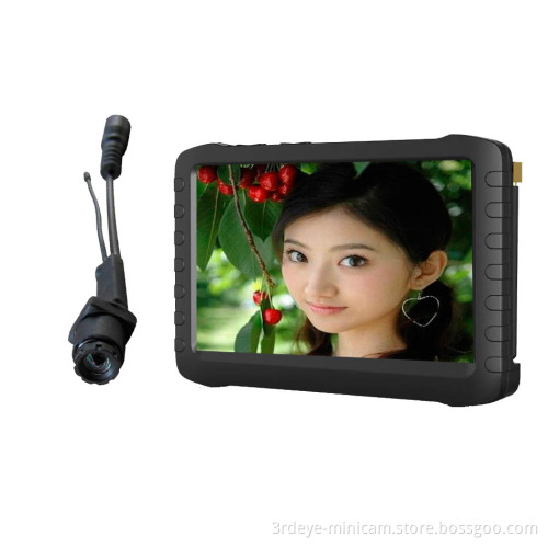 5.8g Wireless Mini Camera DVR Kit--Te860h(5.8g No-Inteference Frequency, 100m Range; 90/50deg View Angle; 0.008lux; 8g; 5-Inch Screen; 800X600pix; Motion Detect